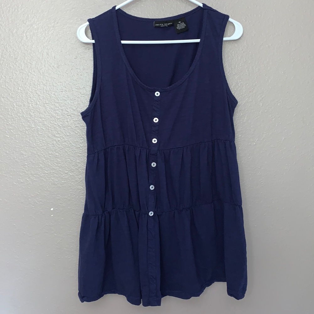 Pacific Heights Maternity Teared Sleeveless Pullover top XL